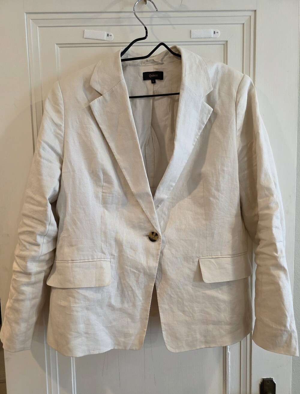 Quince 100% European Linen Structured Blazer